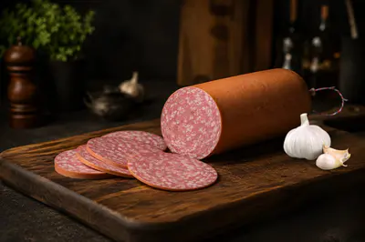 Česnekový salám – výrazná chuť s vůní česneku